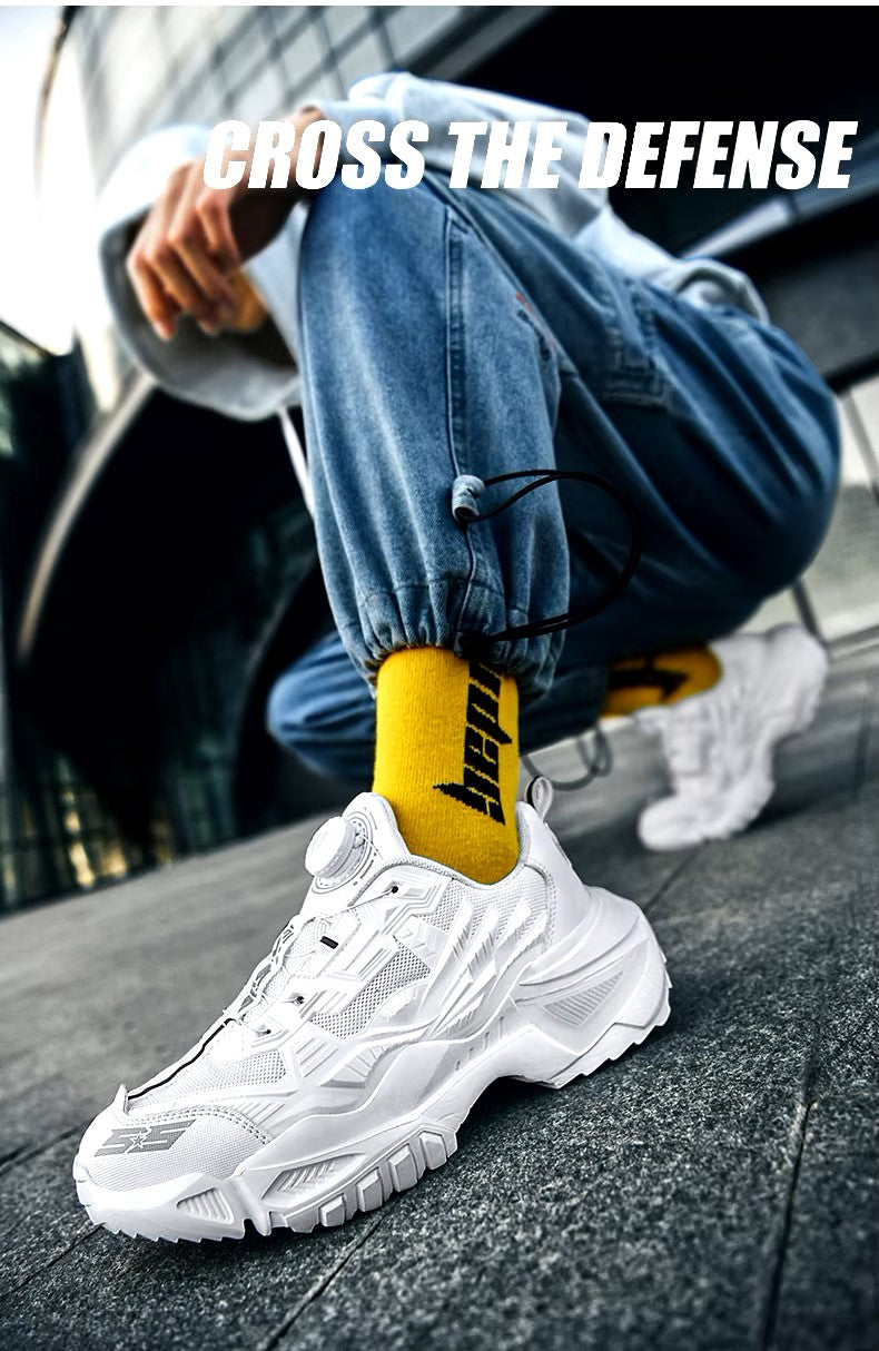 The Button™ Sneakers | Nooit meer losse veters, nooit meer veters strikken en vieze veters?