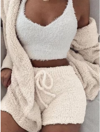 Cutie™ Fluffy Pyjama set | Heerlijk warm, niet knellend, heerlijk zacht en super sexy