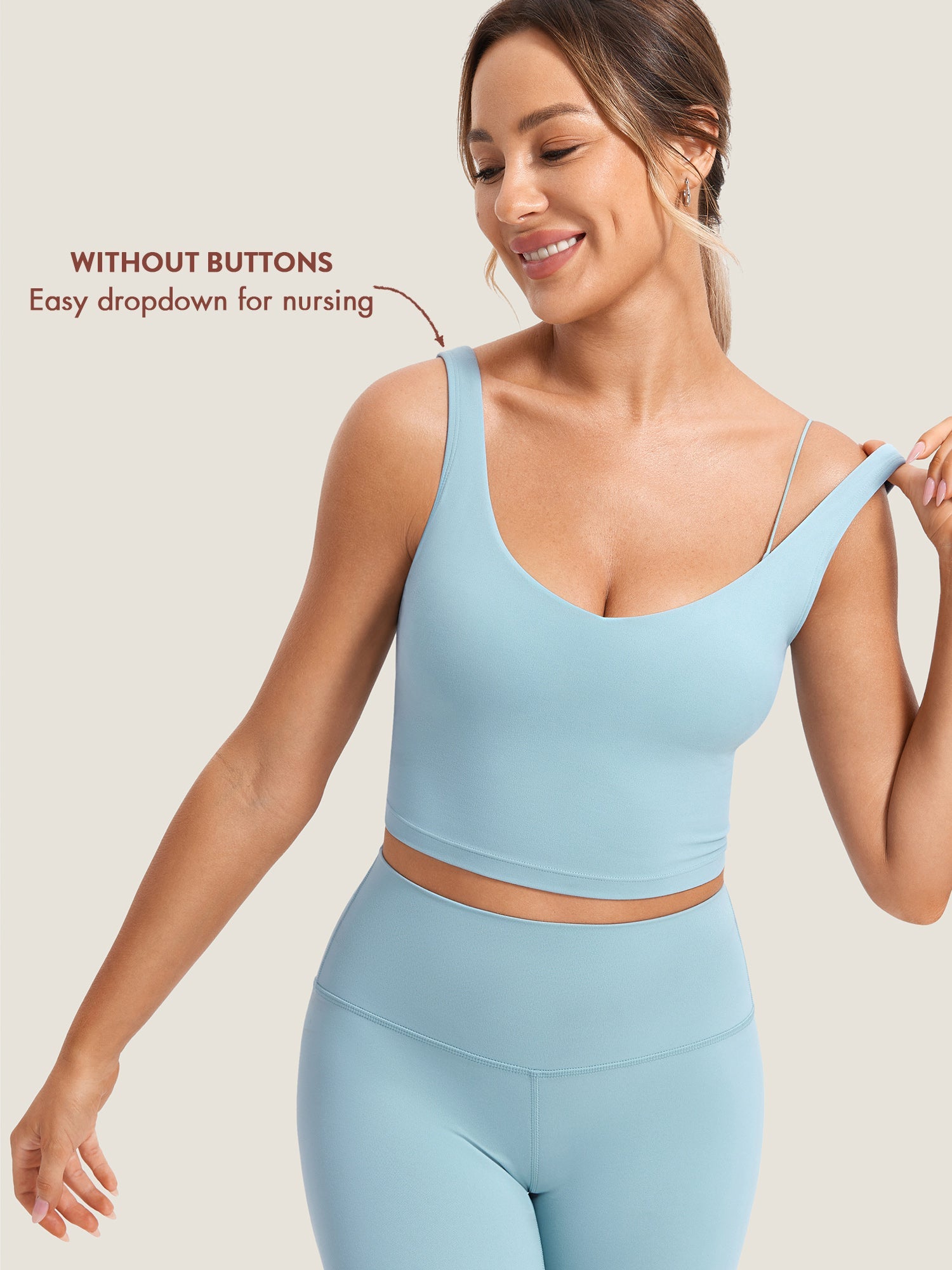 Natrelax™ Nursing Crop Tank Top