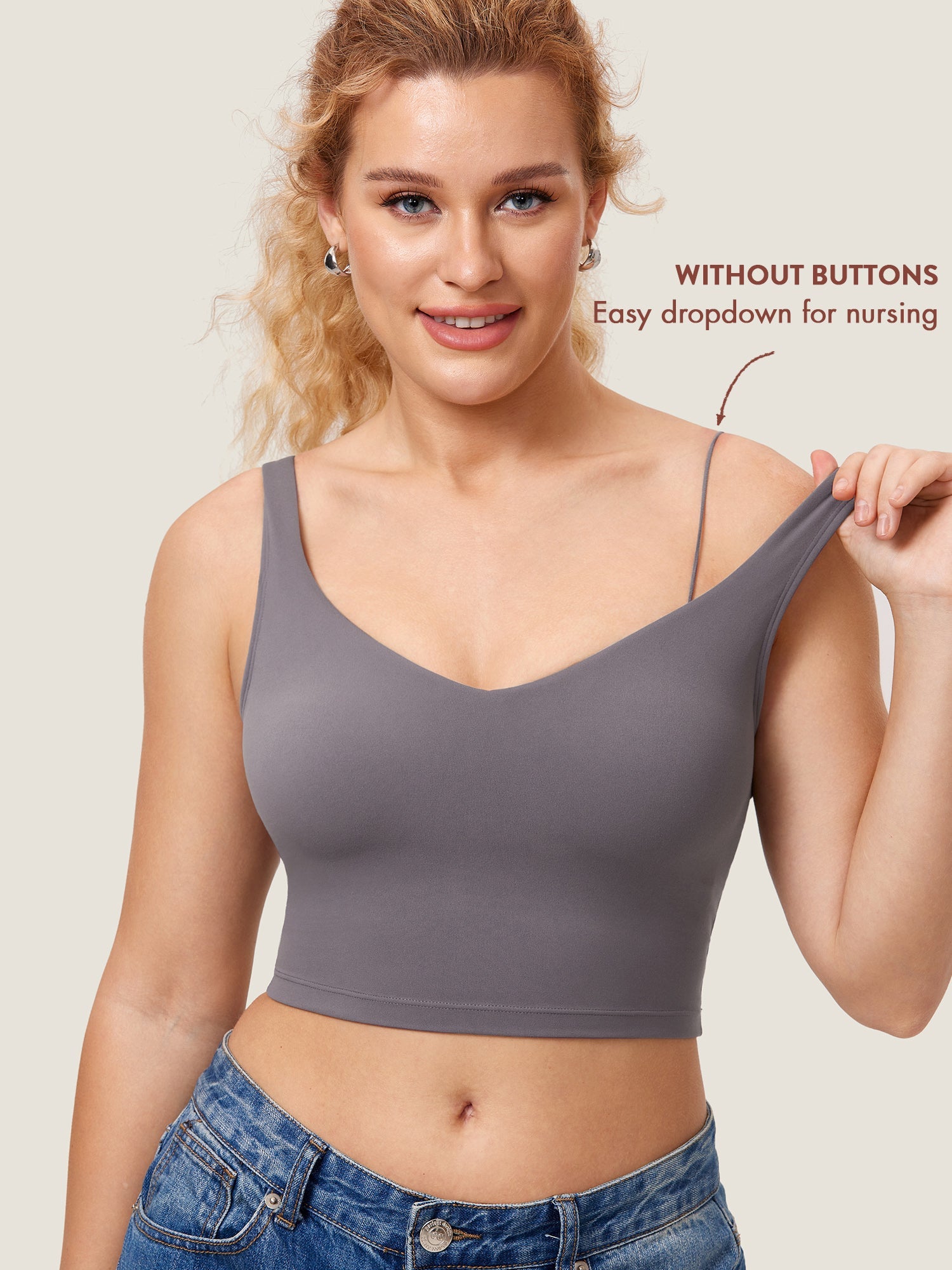 Natrelax™ Nursing Crop Tank Top