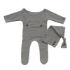 2 Stks/set Baby Hoed Romper Pasgeboren Fotografie Rekwisieten Gebreide Jumpsuit Lange Staart Cap Kit Zuigelingen Foto Schieten Kleding Outfits