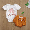 Cute 3PCS Set Newborn Baby Boy Clothes Lovely Mommy's New Man Mustache Print Bodysuit Tops Long Pants Hat Outfits 0-18M