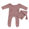 2 Stks/set Baby Hoed Romper Pasgeboren Fotografie Rekwisieten Gebreide Jumpsuit Lange Staart Cap Kit Zuigelingen Foto Schieten Kleding Outfits