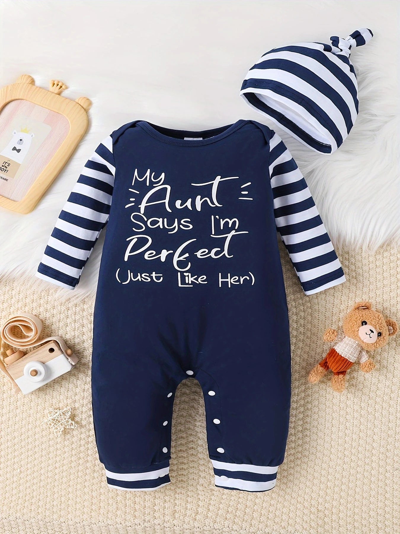 Twinkle™ | 🎄 Baby’s Eerste Kerst - Rompertje met Mutsje🎄