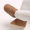 Newborn Baby Boys And Girls Brown Casual Shoes Baby First Walking Shoes Soft Sole Anti Slip Baby Casual Shoes 0-18M