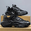 2024 Herfst Heren Casual Sneakers Sportschoenen Dikke Zool Trendy Hong Kong Stijl Ouderen Schoenen Ademend Eva Rubber Bovenwerk