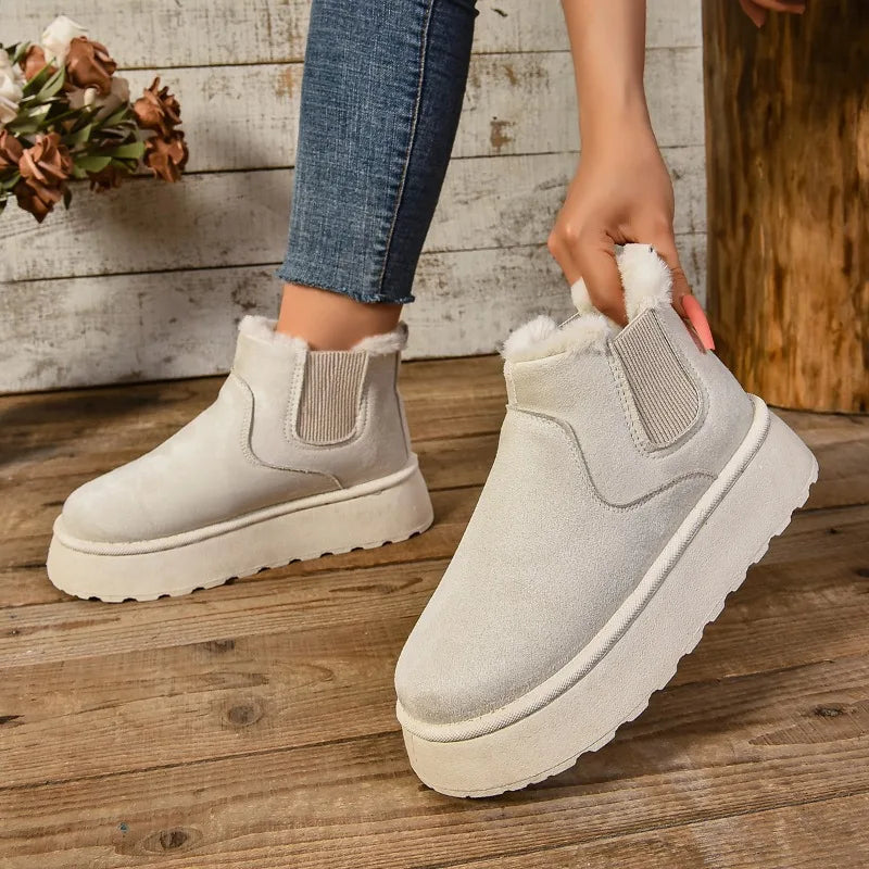 Clara™ | Cozy Boots: Waar Stijl en Warmte Samensmelten!