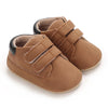 Newborn Baby Boys And Girls Brown Casual Shoes Baby First Walking Shoes Soft Sole Anti Slip Baby Casual Shoes 0-18M