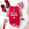 Twinkle™ | 🎄 Baby’s Eerste Kerst - Rompertje met Mutsje🎄