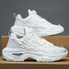 2024 Herfst Heren Casual Sneakers Sportschoenen Dikke Zool Trendy Hong Kong Stijl Ouderen Schoenen Ademend Eva Rubber Bovenwerk