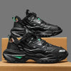 2024 Herfst Heren Casual Sneakers Sportschoenen Dikke Zool Trendy Hong Kong Stijl Ouderen Schoenen Ademend Eva Rubber Bovenwerk