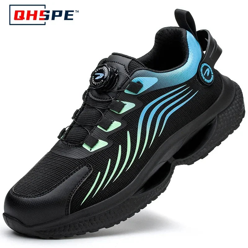Jake™ Buttonshoe | De makkelijkste werkschoen die er is. Druk, draai en klaar!