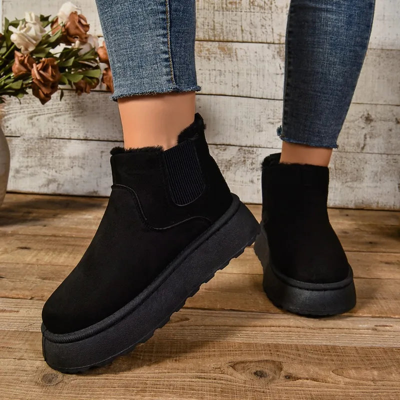 Clara™ | Cozy Boots: Waar Stijl en Warmte Samensmelten!