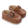 Newborn Baby Boys And Girls Brown Casual Shoes Baby First Walking Shoes Soft Sole Anti Slip Baby Casual Shoes 0-18M