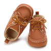 Newborn Baby Boys And Girls Brown Casual Shoes Baby First Walking Shoes Soft Sole Anti Slip Baby Casual Shoes 0-18M