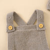 Sweetheart™ | Schattig gebreid baby tuinbroekje met mutsje