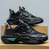 2024 Herfst Heren Casual Sneakers Sportschoenen Dikke Zool Trendy Hong Kong Stijl Ouderen Schoenen Ademend Eva Rubber Bovenwerk