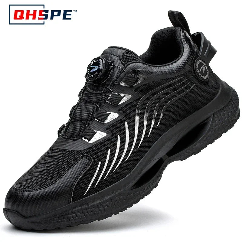 Jake™ Buttonshoe | De makkelijkste werkschoen die er is. Druk, draai en klaar!
