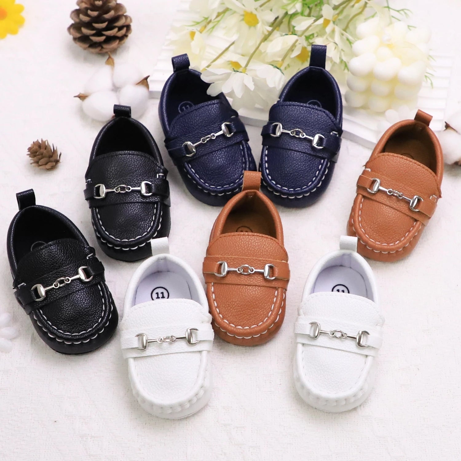 Zapatos planos antideslizantes para bebés y niños, mocasines informales, cómodos y ligeros, para caminar al aire libre y en interiores