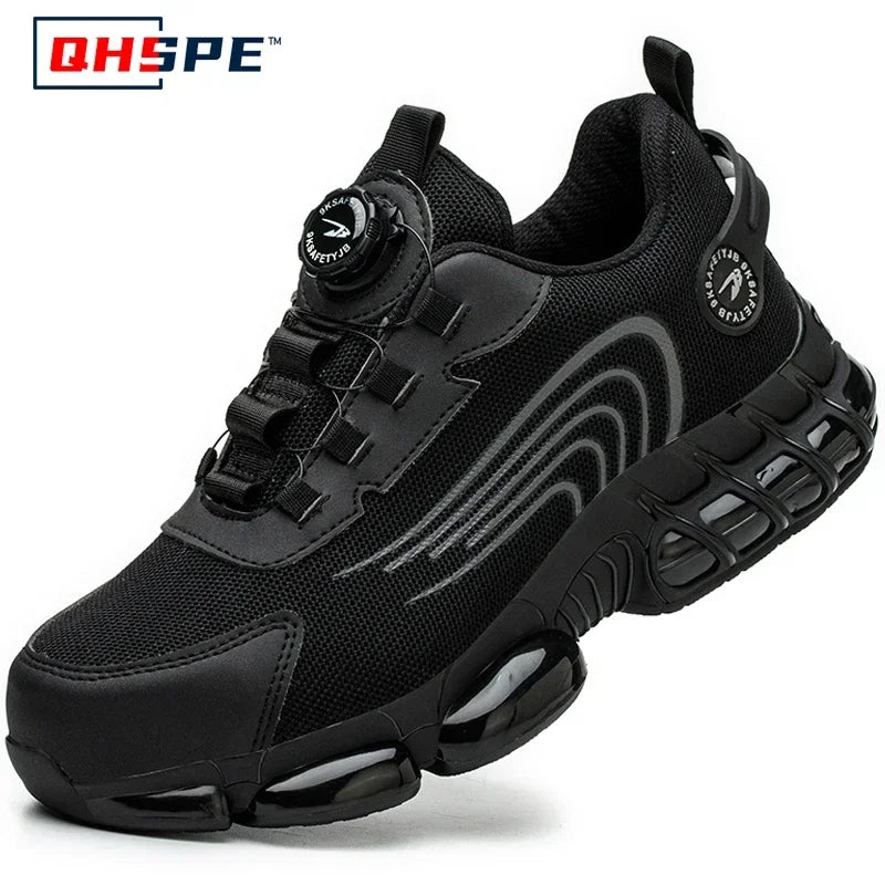 Jake™ Buttonshoe | De makkelijkste werkschoen die er is. Druk, draai en klaar!
