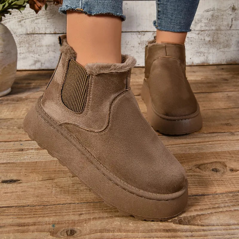 Clara™ | Cozy Boots: Waar Stijl en Warmte Samensmelten!