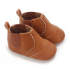 Newborn Baby Boys And Girls Brown Casual Shoes Baby First Walking Shoes Soft Sole Anti Slip Baby Casual Shoes 0-18M