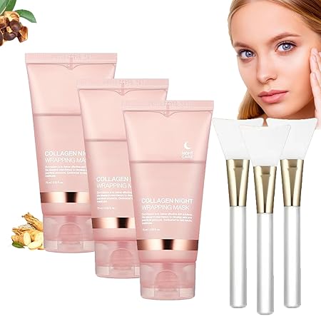 GlowGuard™ Collageen Masker |  Zijdezachte huid dankzij ons collageen nachtmasker
