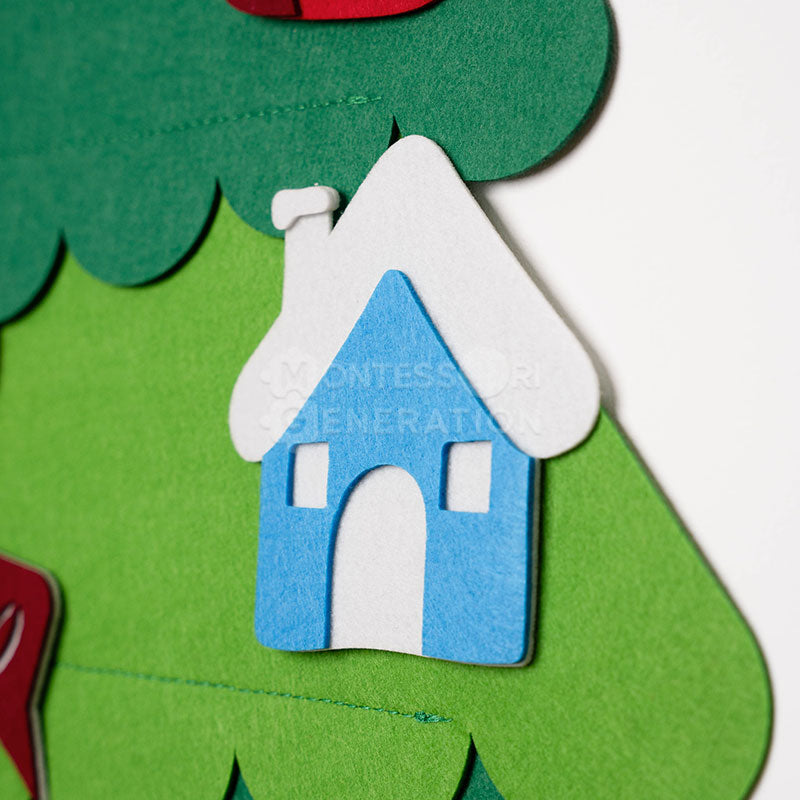 Montessori- Magische Kerstboom- Laat je kindje genieten van de magie