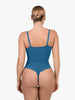 Shapewear Lace Deep V-Neck Sculpting Thong Bodysuit