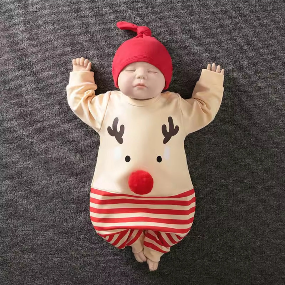 Little Red Nose™ | Een schattig pakje dat uw baby zo schattig maakt met de Kerst