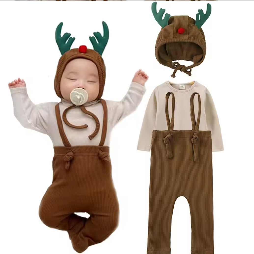 Little Rudolph™ | te schattig uw kleine baby in het Rudolph pakje met de kerst