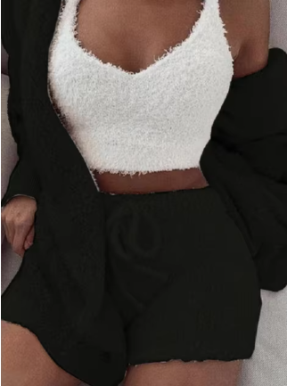 Cutie™ Fluffy Pyjama set | Heerlijk warm, niet knellend, heerlijk zacht en super sexy